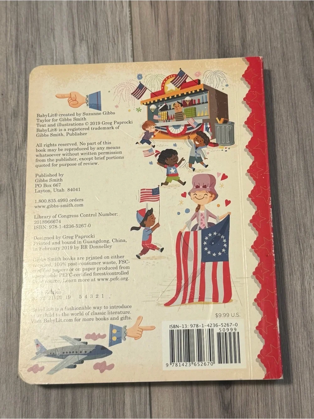 “A is for America” Board Book by Greg Paprocki